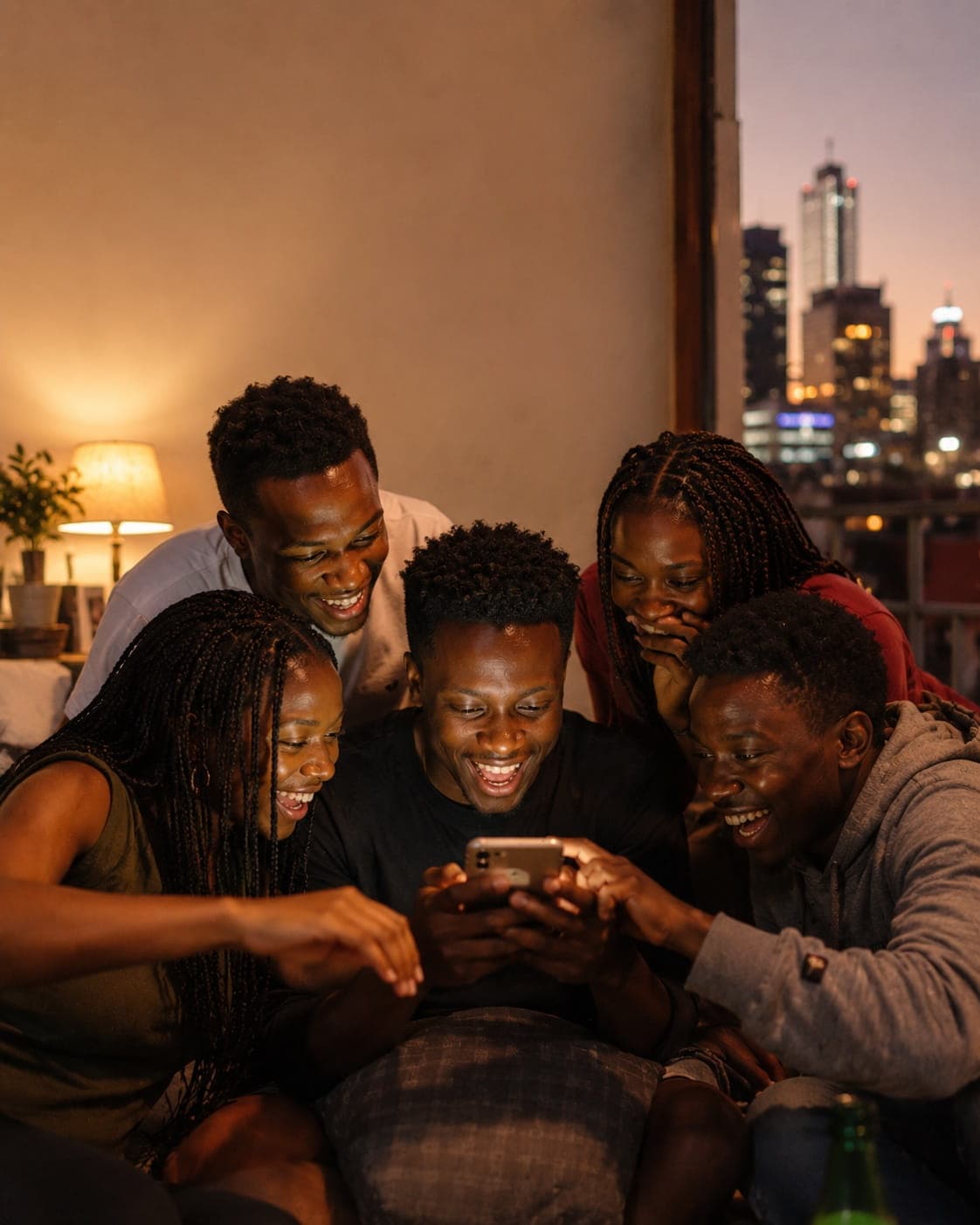 Friends playing Karibu Play together